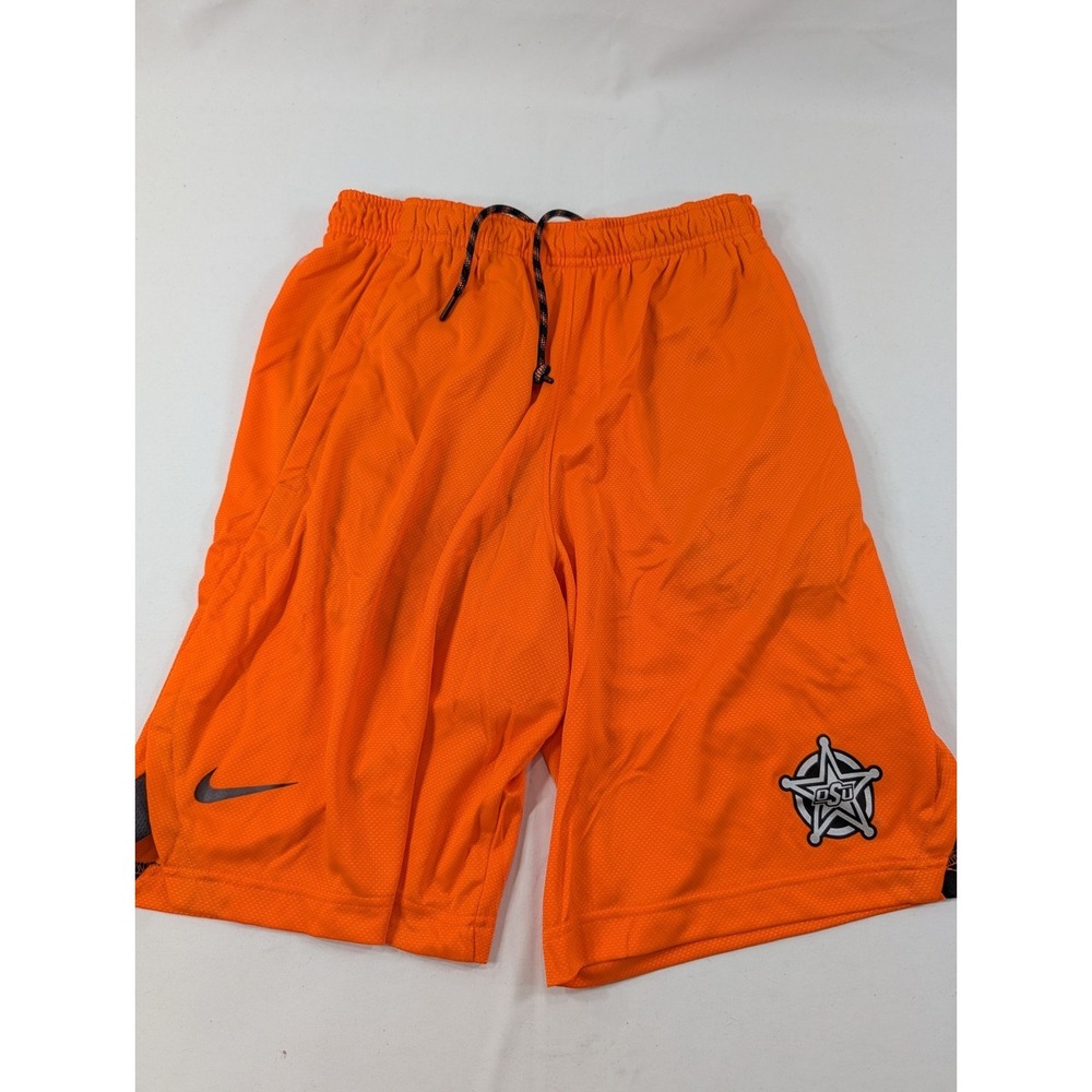 Oklahoma State Cowboys Shorts Mens Small Orange College Football Nike Dri Fit